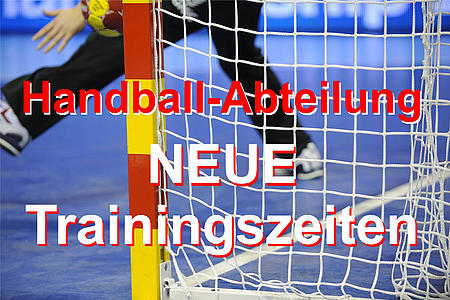 Handball Trainingszeiten